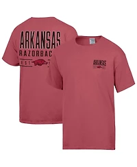 ComfortWash Men's Cardinal Arkansas Razorbacks Big Name T-Shirt