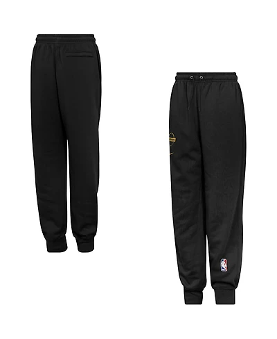 Nike Big Boys and Girls Black Golden State Warriors Club Fleece Practice Jogger Pants