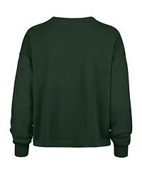 '47 Brand Women's Green New York Jets Outreach City Oversized Long Sleeve T-Shirt