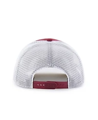 '47 Brand Big Boys and Girls Cardinal/White Stanford Cardinal Super Stripe Hitch Adjustable Trucker Hat