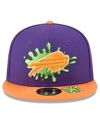 New Era Big Boys and Girls Purple/Orange Buffalo Bills Nickelodeon Slime 9FIFTY Snapback Hat