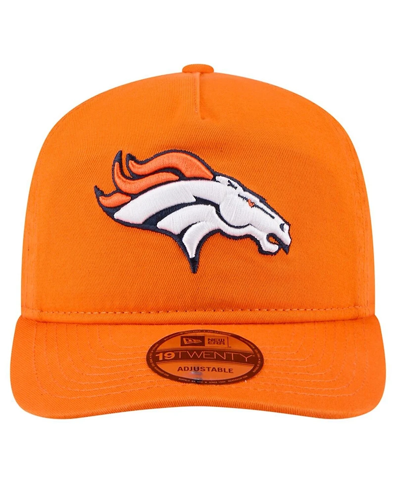 New Era Men's Orange Denver Broncos Team 19TWENTY Adjustable Hat