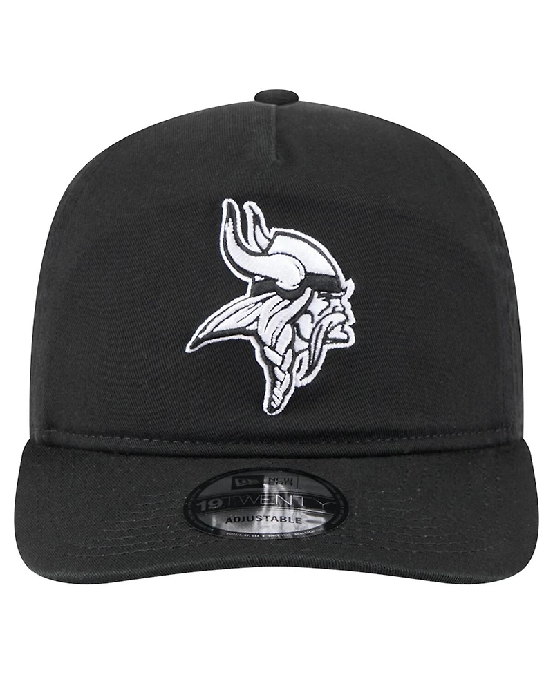 New Era Men's Black/White Minnesota Vikings 19TWENTY Adjustable Hat