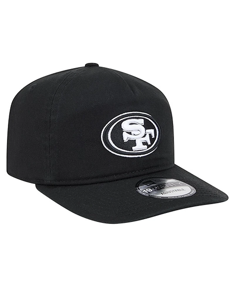New Era Men's Black/White San Francisco 49ers 19TWENTY Adjustable Hat
