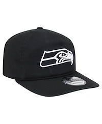 New Era Men's Black/White Seattle Seahawks 19TWENTY Adjustable Hat