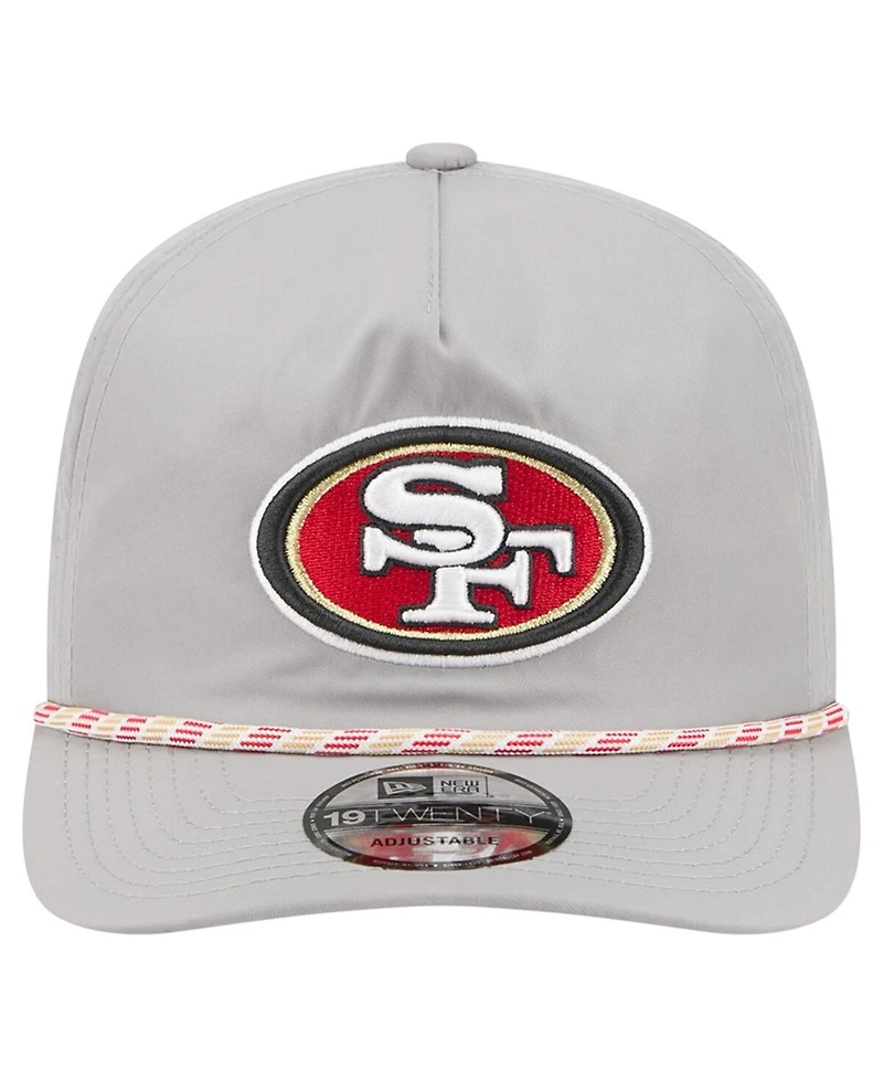 New Era Men's Gray San Francisco 49ers Rope 19TWENTY Hat