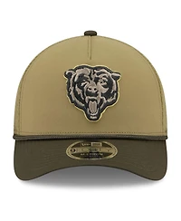 New Era Big Boys and Girls Green/Dark Green Chicago Bears 2025 Salute to Service 9FORTY A-Frame Adjustable Hat