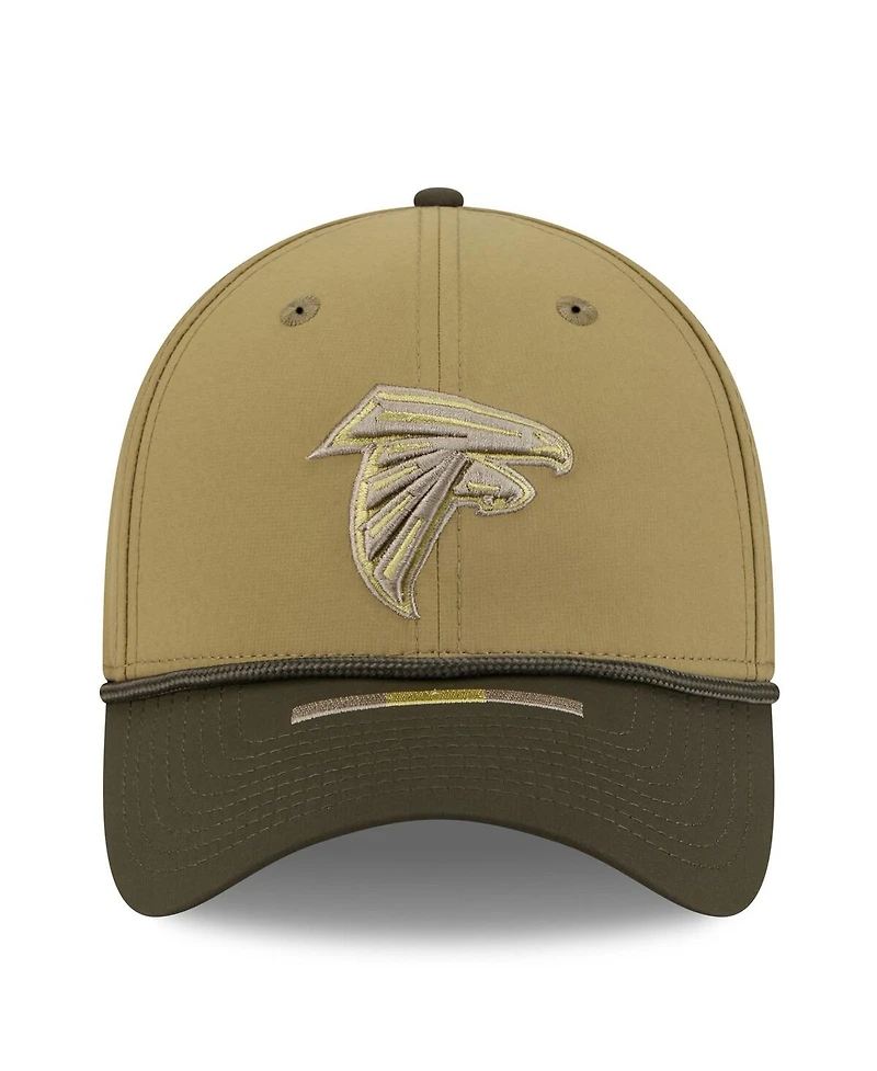 New Era Men's Green/Dark Green Atlanta Falcons 2025 Salute to Service 39THIRTY Flex Hat