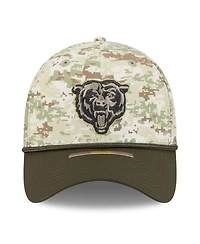 New Era Men's Camo/Dark Green/Dark Green Chicago Bears 2025 Salute to Service 39THIRTY Flex Hat