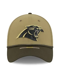New Era Men's Green/Dark Green Carolina Panthers 2025 Salute to Service 39THIRTY Flex Hat