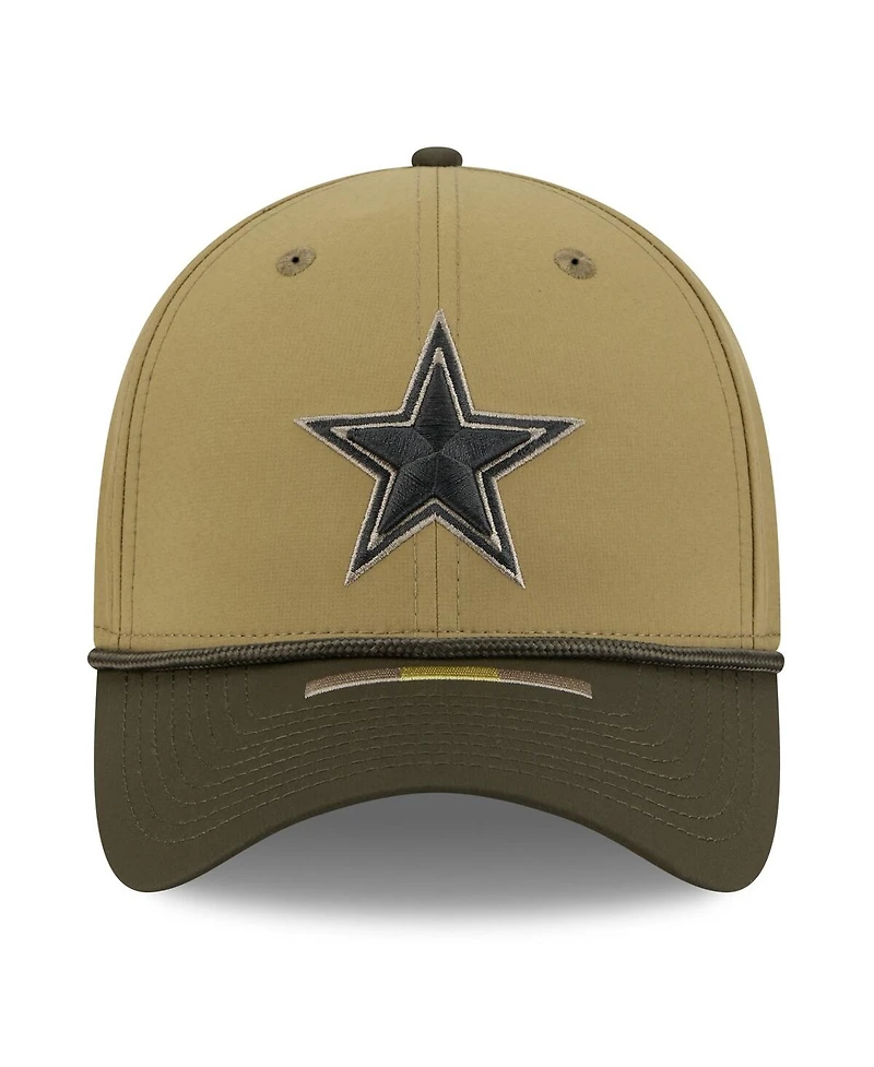 New Era Men's Green Dallas Cowboys 2025 Salute to Service 39THIRTY Flex Hat