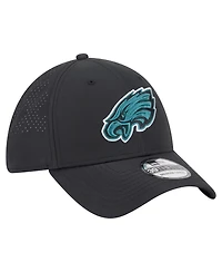 New Era Men's Black Philadelphia Eagles Night 39THIRTY Flex Hat