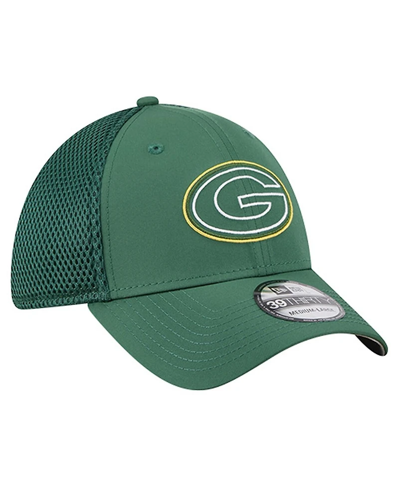 New Era Men's Green Bay Packers Outline 39THIRTY Flex Hat