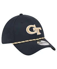 New Era Men's Navy Georgia Tech Yellow Jackets Rope 39THIRTY Flex Hat