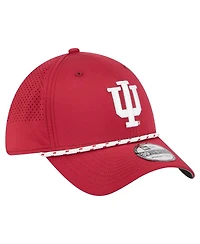 New Era Men's Crimson Indiana Hoosiers Rope 39THIRTY Flex Hat