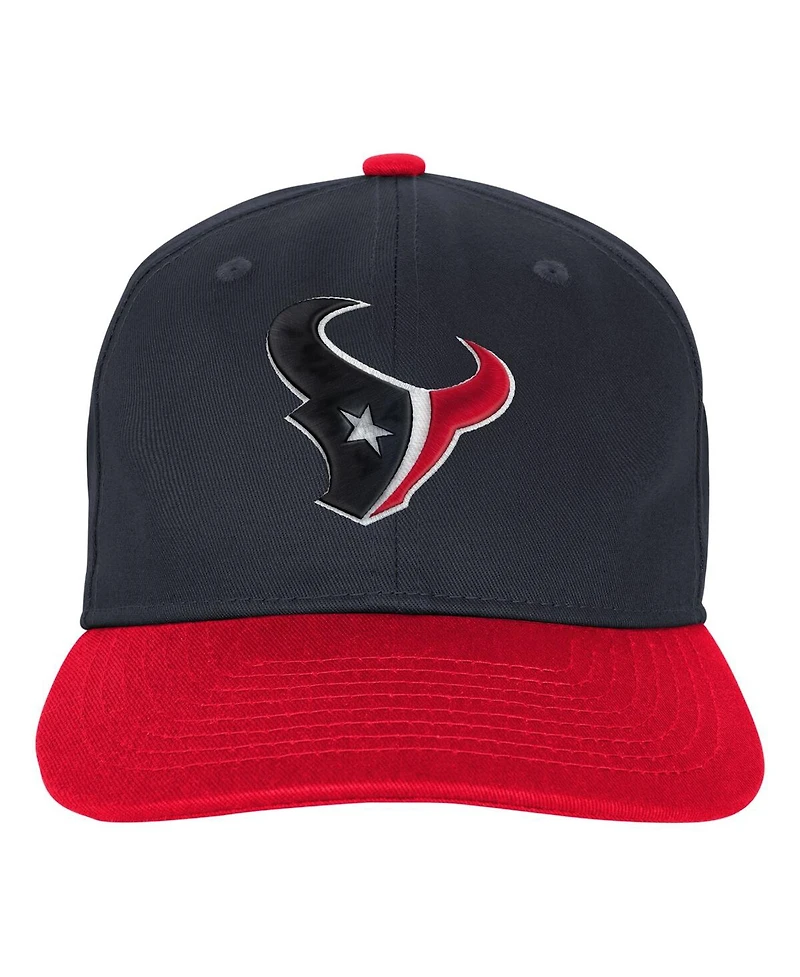 Outerstuff Big Boys and Girls Navy Houston Texans True Retro Adjustable Hat
