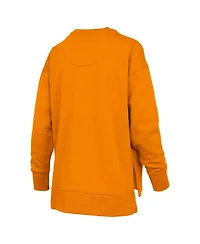 Pressbox Women's Tennessee Orange Tennessee Volunteers Bonanza Chenille Harper Script Sweatshirt