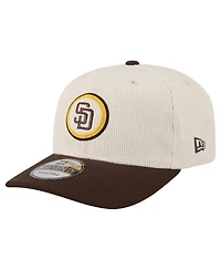 New Era Men's Cream/Brown San Diego Padres Loyal 9SEVENTY Adjustable Hat