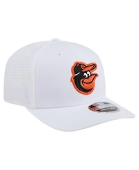 New Era Men's White Baltimore Orioles Coolera 9SEVENTY Adjustable Hat