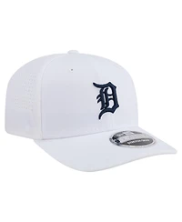 New Era Men's White Detroit Tigers Coolera 9SEVENTY Adjustable Hat