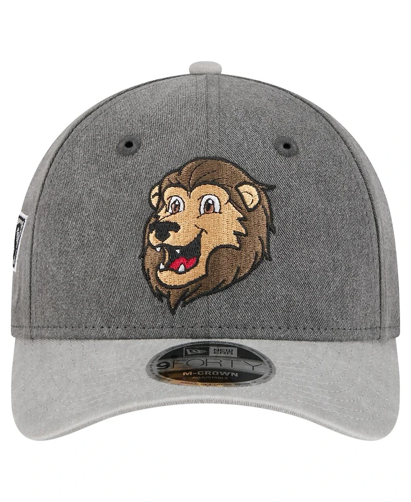 New Era Men's Black/Gray Los Angeles Kings Mascot 2-Tone 9FORTY Adjustable Hat