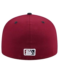 New Era Men's Maroon/Black Frisco RoughRiders Theme Nights 59FIFTY Fitted Hat