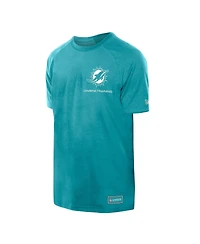 New Era Men's Aqua Miami Dolphins Functional Fandom Reflective T-Shirt