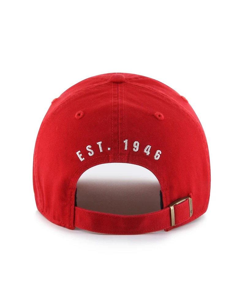 '47 Brand Men's Scarlet San Francisco 49ers Hard Hat Clean Up Adjustable Hat