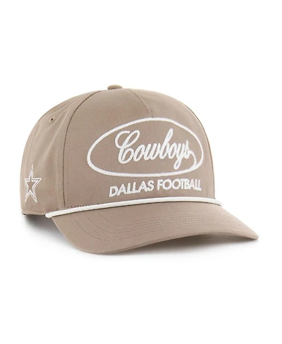 '47 Brand Men's Brown Dallas Cowboys Foundational Relaxed Hitch Adjustable Hat