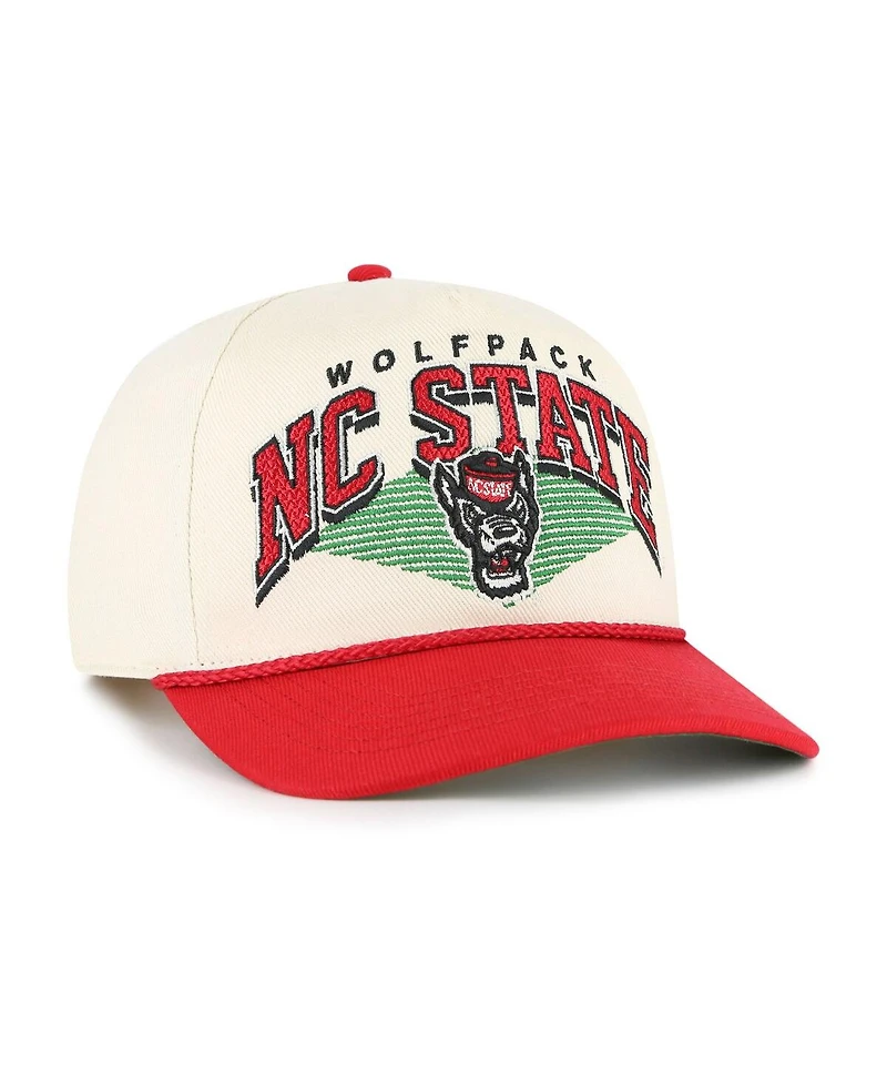 '47 Brand Men's Natural Nc State Wolfpack Pomona Two-Tone Rope Hitch Adjustable Hat
