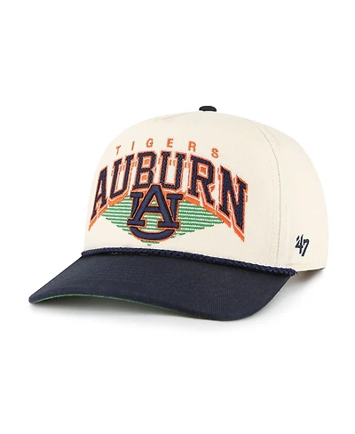 '47 Brand Men's Natural Auburn Tigers Pomona Two-Tone Rope Hitch Adjustable Hat
