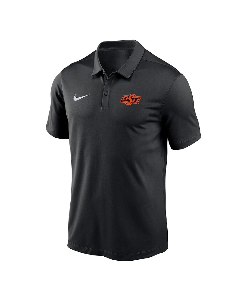 Nike Men's Black Oklahoma State Cowboys Victory Solid Performance Polo Shirt