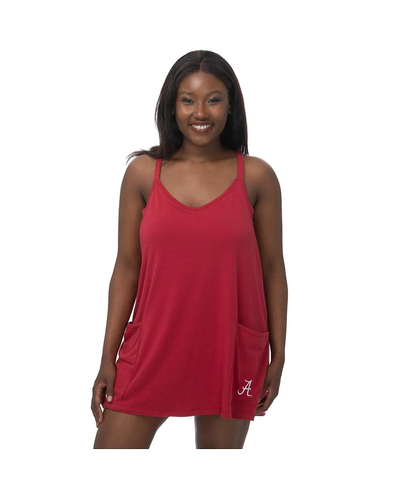 ZooZatz Women's Crimson Alabama Tide Active Pocketed Skort Dress
