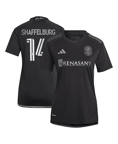 Adidas Women's Jacob Shaffelburg Black Nashville Sc 2024 Man Kit Replica Player Jersey