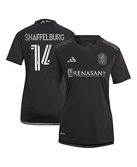 Adidas Women's Jacob Shaffelburg Black Nashville Sc 2024 Man Kit Replica Player Jersey