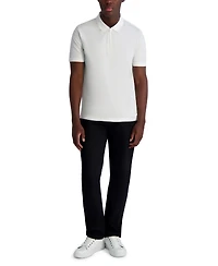 Karl Lagerfeld Paris Men's Performance Pull-Over Polo Shirt