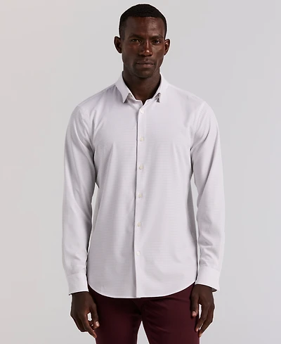 Perry Ellis Men's Long Sleeve Button-Down Shirt