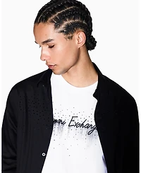 A|X Armani Exchange Men's Night Lab Embellished Graphic T-Shirt