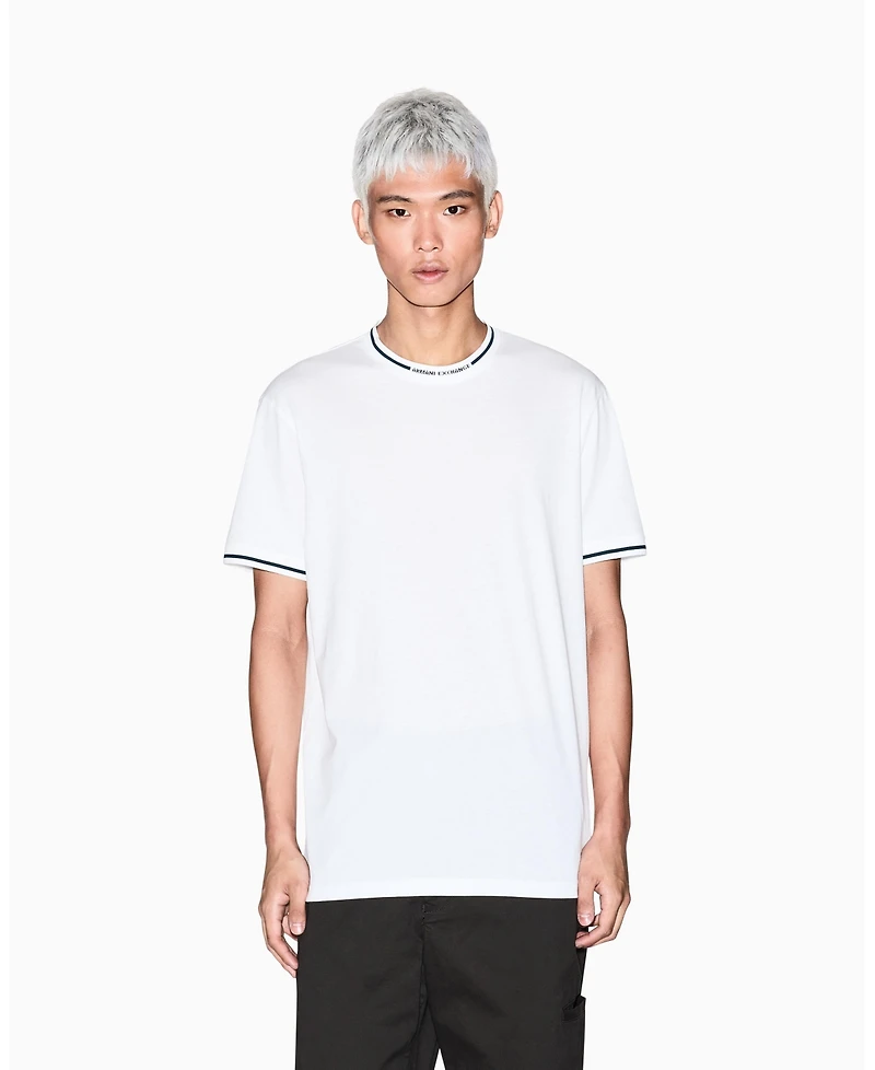 A|X Armani Exchange Men's Tipped Logo T-Shirt