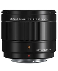 Panasonic Lumix G Leica Dg Summilux 9mm f/1.7 Aspherical Lens for Micro Four Thirds Bundle with 55mm Filter Kit, Lens Case, Lens Cleaner, Cleaning Kit