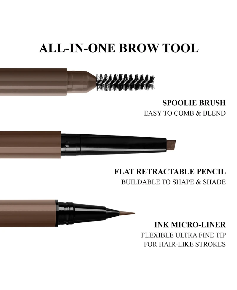 Valentino 3-In-1 Eyebrow Pencil, 0.019 oz.