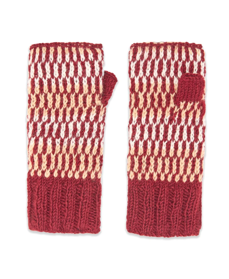 Feelgoodz Women s Artisan Hand-Knit Adirondack Winter Wool Half Mitten