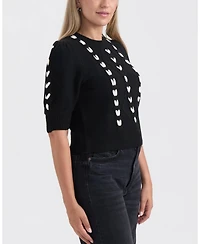 Ellen Tracy Women's Cable Knit Sweater