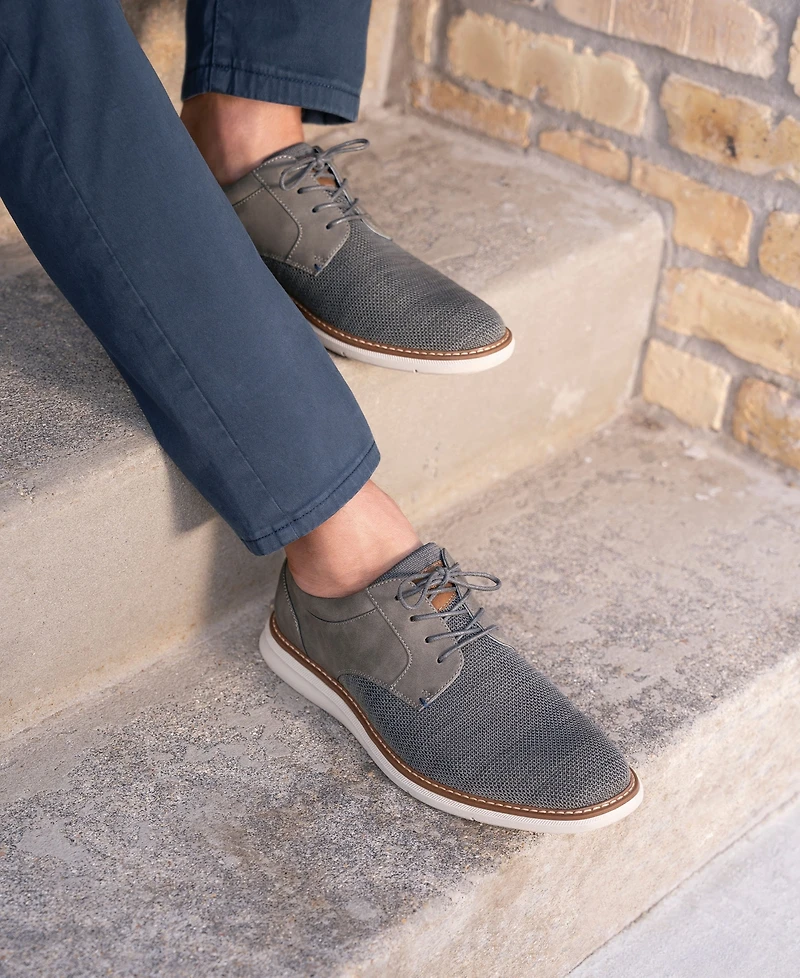 Nunn Bush Men's Chase Knit Plain Toe Oxford Shoes