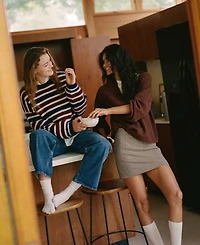 French Connection Women's Chunky Crewneck Sweater