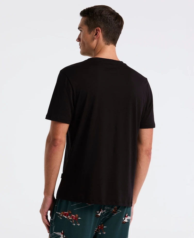 Perry Ellis Portfolio Men's Santa Crewneck T-Shirt