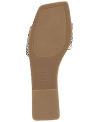 I.n.c. International Concepts Women's Yamille Square Toe Flat Sandals, Macy's Exclusive