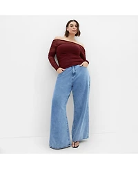 City Chic Women's Anastasia Mesh Top