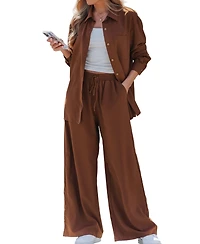 Cupshe Women's Casual Chic Two-Piece Lounge Set