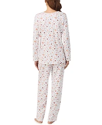Eileen West Women's 2-Piece Long Sleeve Top and Pants Pajama Set